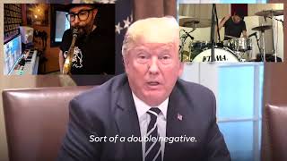 Video thumbnail of "TRUMP ON DRUMS, SAX & PIANO"