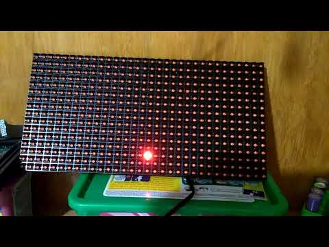 ESP32  HUB12 Matrix