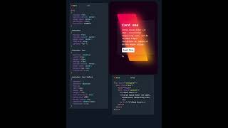 Glowing Glassmorphic Card  using HTML & CSS #html #css #coding #frontend