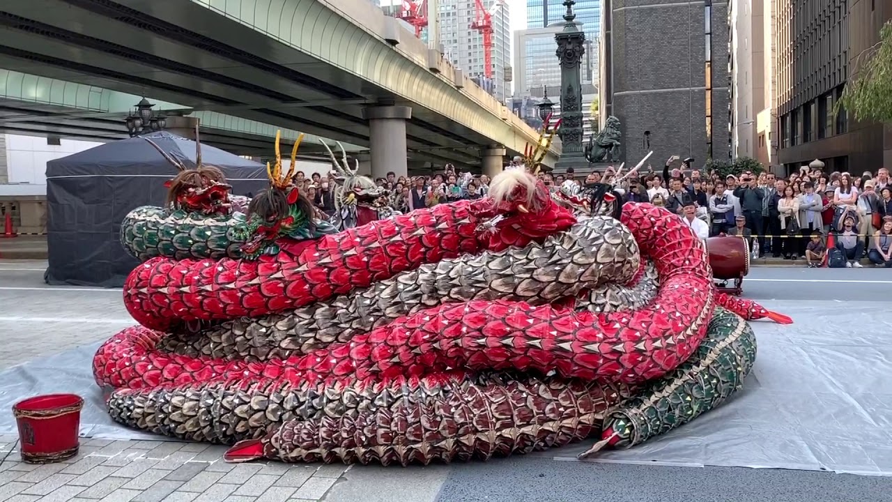 【石見神楽東京社中】2.大蛇／日本橋京橋祭り／2019年10月27日