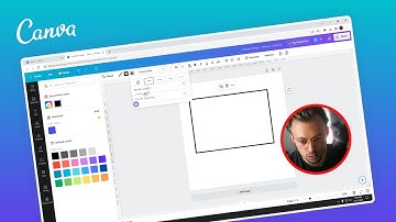 How do you make a rectangle border in Canva