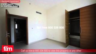 Claren Towers, Vacant 3 Bedroom Apartment For Sale , Downtown Dubai