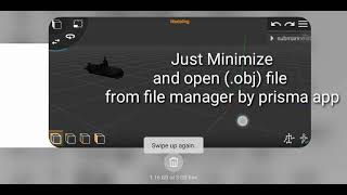 Prisma 3d- import file into Project || how to add obj in project