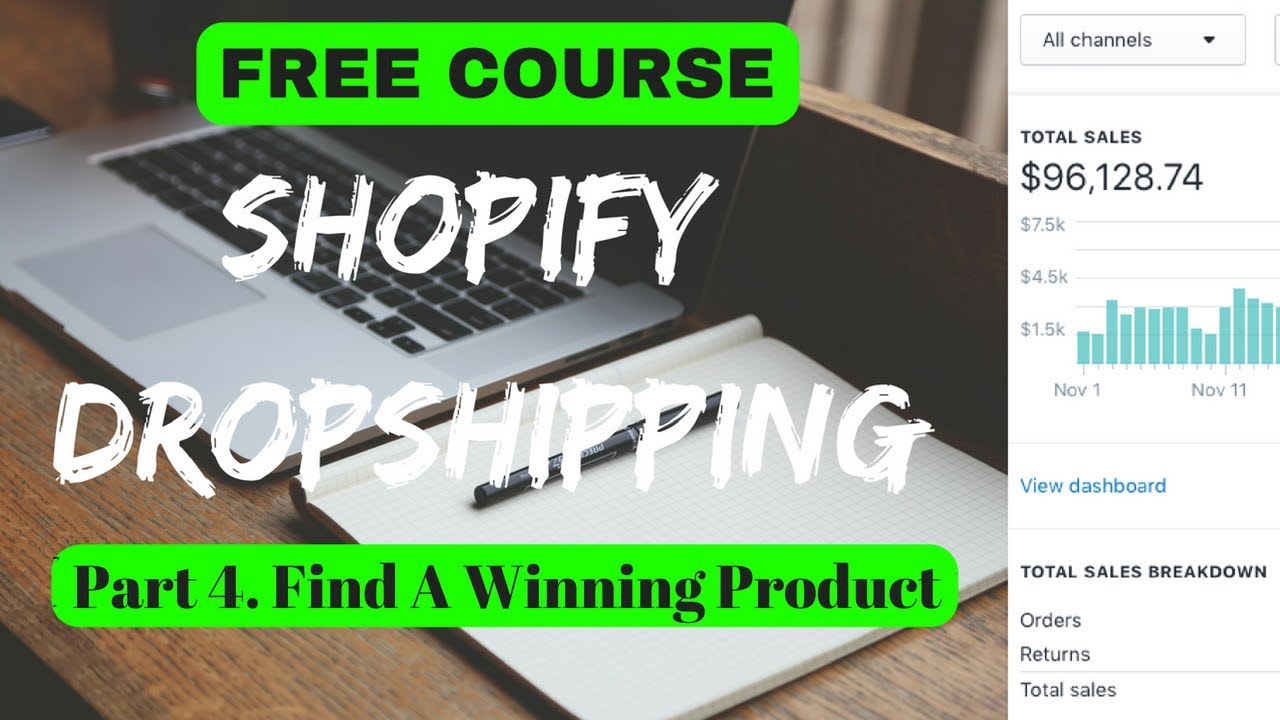 FREE DROPSHIPPING COURSE Part 4. Finding A Winning Product - YouTube