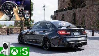 Forza Horizon 5 (Xbox Series S) 2021 BMW M3 Competition | Steering Wheel Gameplay