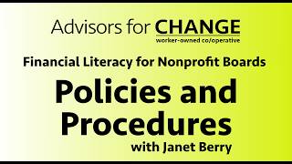 Session 7: Policies and Procedures