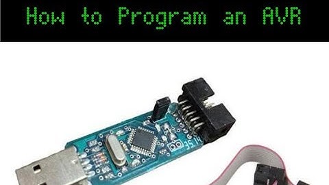 Tutorial: How to program an AVR