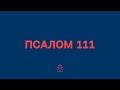 Псалом 111| Блажен человек, боящийся Господа, получающий большое наслаждение от Его повелений.