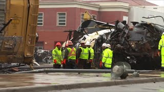Train derailment in downtown Roanoke