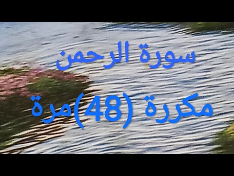 سورة الرحمن مكررة 48 مرة 
