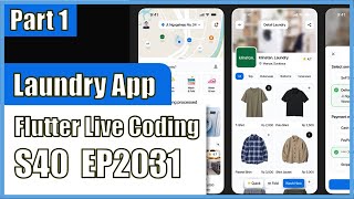 [Flutter] Flutter Live Coding EP2031 (Laundry App UI Part 1)