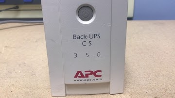 APC CS 350 battery change
