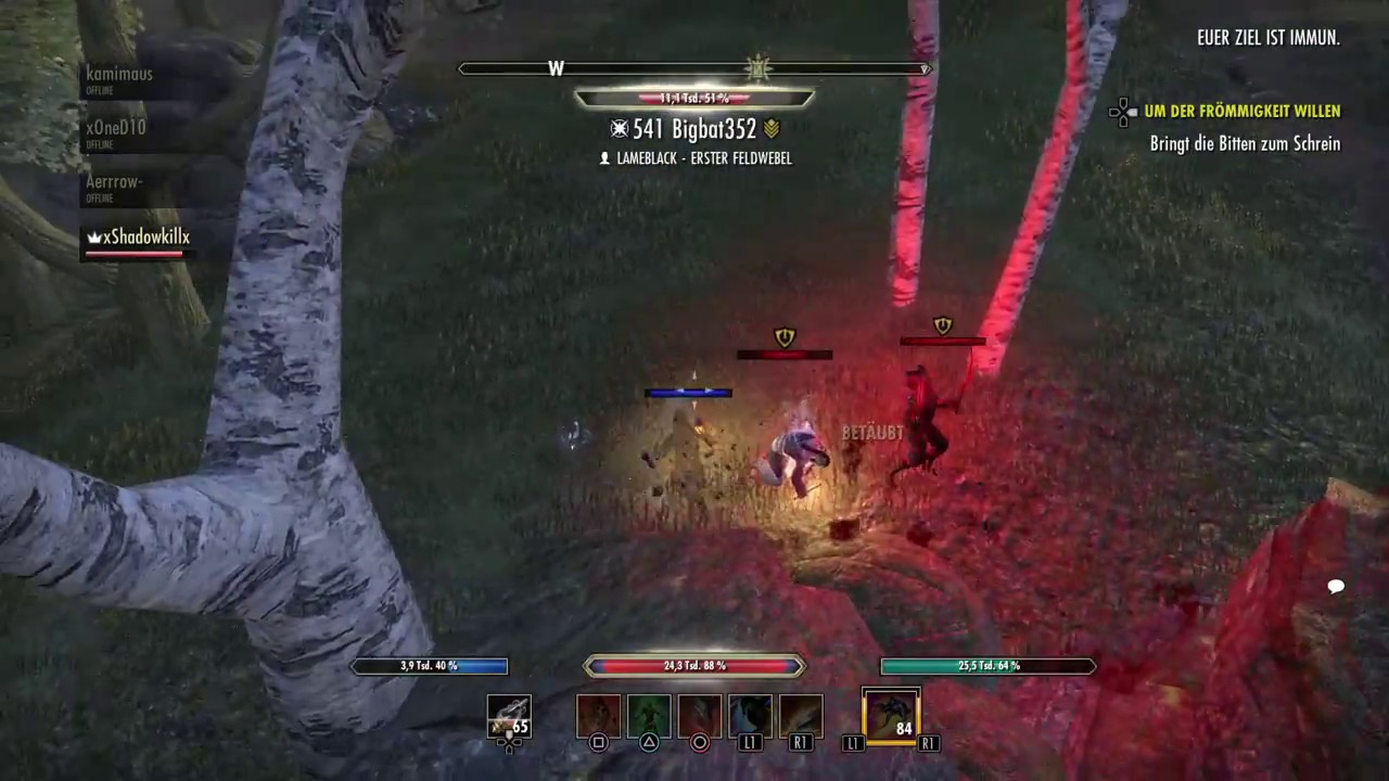 The Elder Scrolls Online: Tamriel Unlimited Stam DK 1vsX! People so thirsty these days