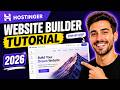 Hostinger Website Builder Tutorial 2026 🔥 | Make a Website Step by Step