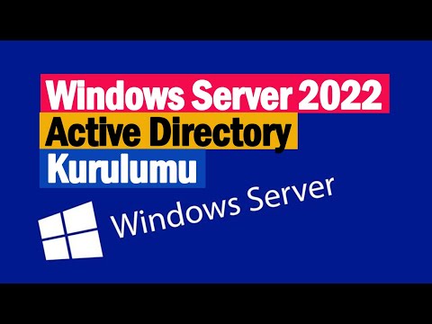 2- Windows Server 2022 Active Directory Kurulumu (Domain Controller Kurulumu)