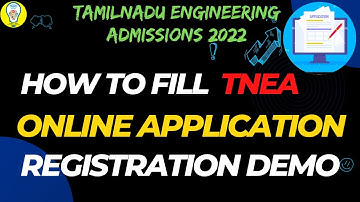 #tnea2022 TNEA  ONLINE APPLICATION  REGISTRATION DEMO– PREPARATION DATA SHEET MODEL