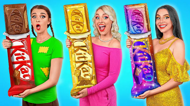 Rich vs Broke vs Giga Rich Food Challenge | Food Battle by Multi DO Challenge