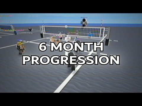 my 6 month volleyball 4.2 progression