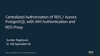 Centralized Authorization with IAM Authentication and RDS Proxy screenshot 2