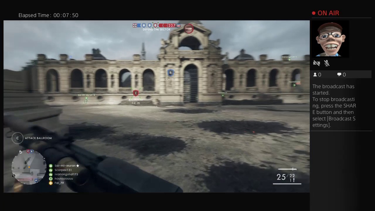 BF1 PS4 64P Operations Ballroom Blitz - YouTube