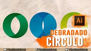DEGRADADOS EN CIRCULOS CON ILLUSTRATOR @HundsvartJarva