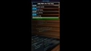 Edit PDF Free #Shorts