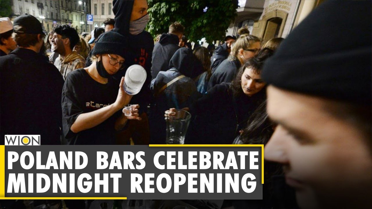 Poland bars celebrate midnight reopening as vaccination drive gains steam | Latest World News