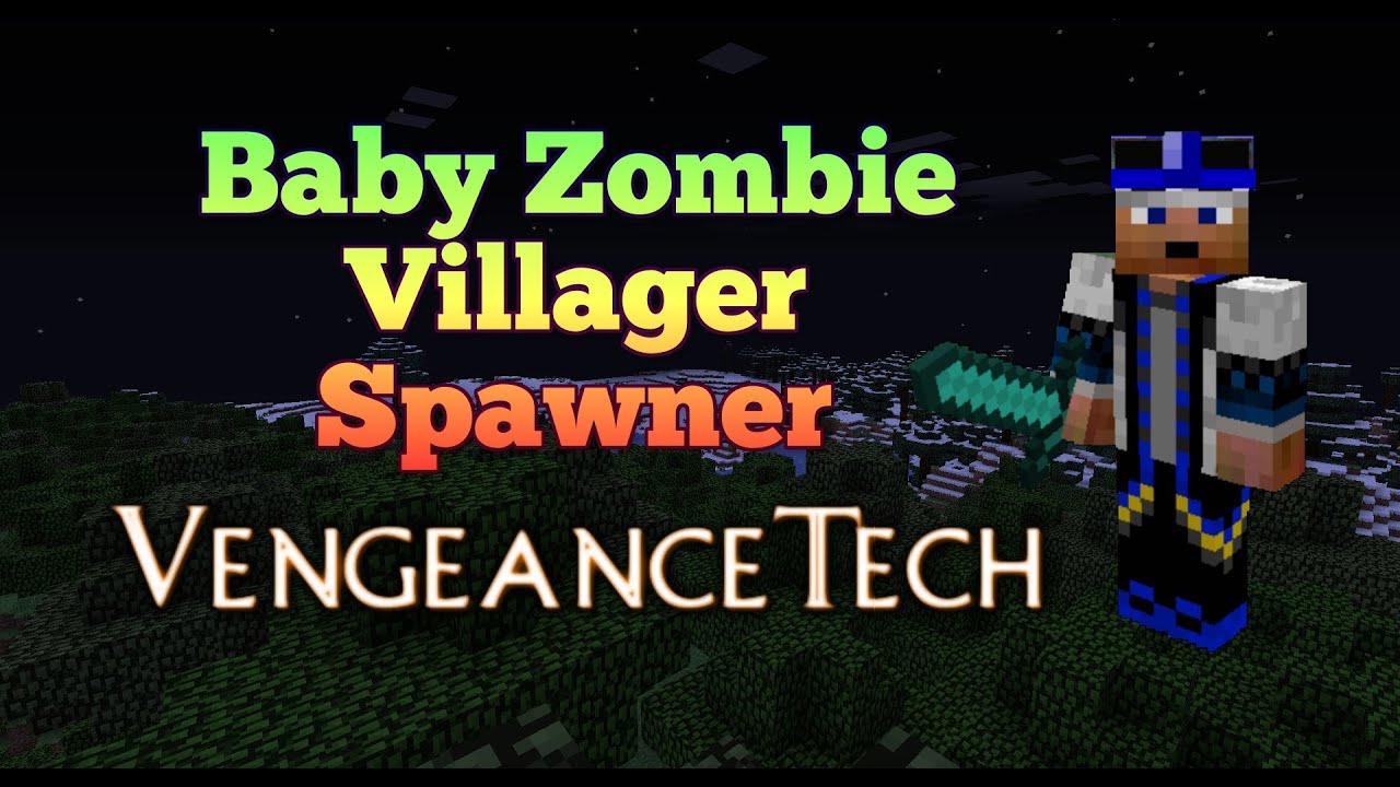 Vengeance Tech Baby Zombie Villager Spawner for Minecraft YouTube