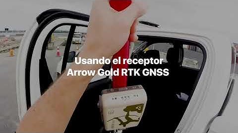 Replanteo en campo usando el receptor Arrow Gold® RTK GNSS Precisión RTK