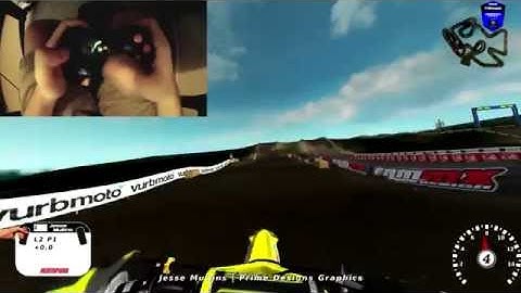 Mx Simulator - 2016 rF Nationals Iron Man Virtual Lap w/ Controller view