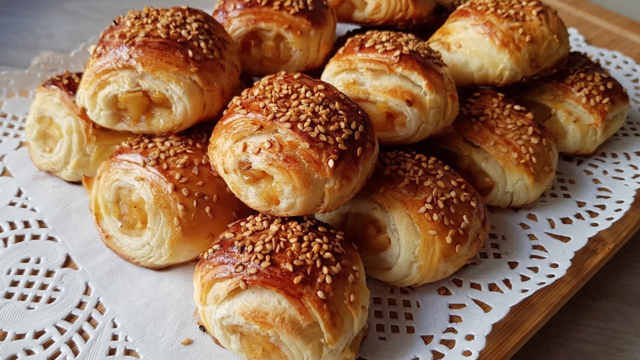 بدون بيض‼️نوضي وجديهم للفطور او الكوتي هشاش مورقين بابسط المقادير وبحشوة ساهلة ولذيذة شهوة منهم