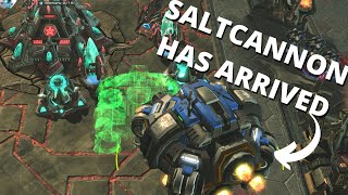 Protoss Gets Salty Against Crazy Planetary Fortress Rush (#4)