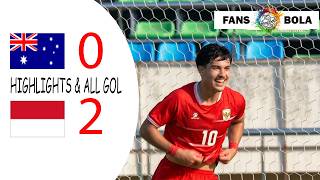 AUSTRALIA VS INDONESIA | 0 - 2 | Highlights & All Goals AFC Asian Cup U20