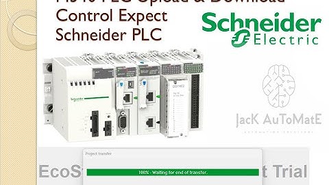 M340 Schneider PLC Upload & Dowload | #schneiderplc #controlexpect #tutorial #plc_programming #m340