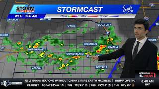 HOT Monday Before A Big Cooldown & Rain Chances- Nebraska Weather Forecast