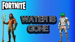 Countdown To Atlantis POI Fortnite Water Gone, Spaceship Uncovered, Cars Maybe??