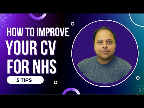 How to Improve your CV for NHS Jobs