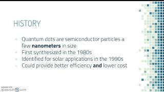 Quantum Dot Solar Cells