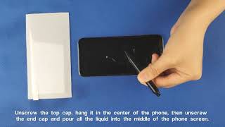 3D Glass Screen Protector Installation Instruction with back film (V151) - 190116 screenshot 3