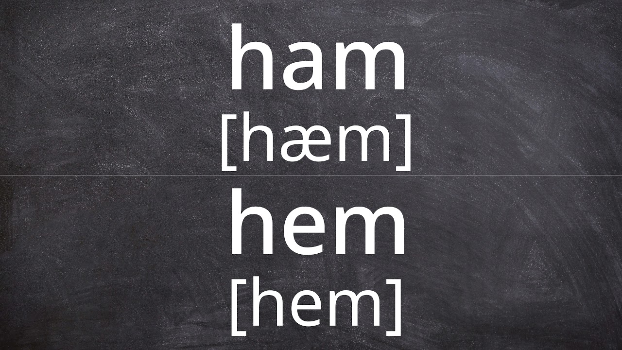 HAM vs HEM Pronunciation in American English YouTube