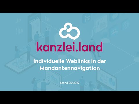 kanzlei.land - Individuelle Weblinks in der Mandantennavigation