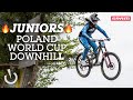 Juniors world cup dh mtb from poland