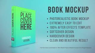 After Effects Template - Book Mockup