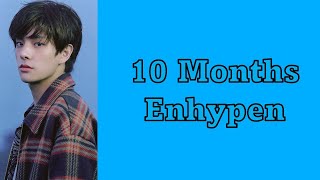 10 Months ~ ENHYPEN ~ Instrumental With Backing Vocals \u0026 Lyrics