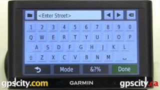 How to Find an Address in the Garmin nuvi 54lm with GPS City