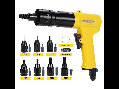 Pneumatic Air Rivet Nut Guns Insert threaded Pull Setter