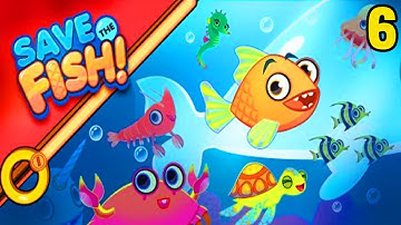 Best Fun Fish Puzzle Game Mobile Save The Fish! Android ios Gameplay Part 6