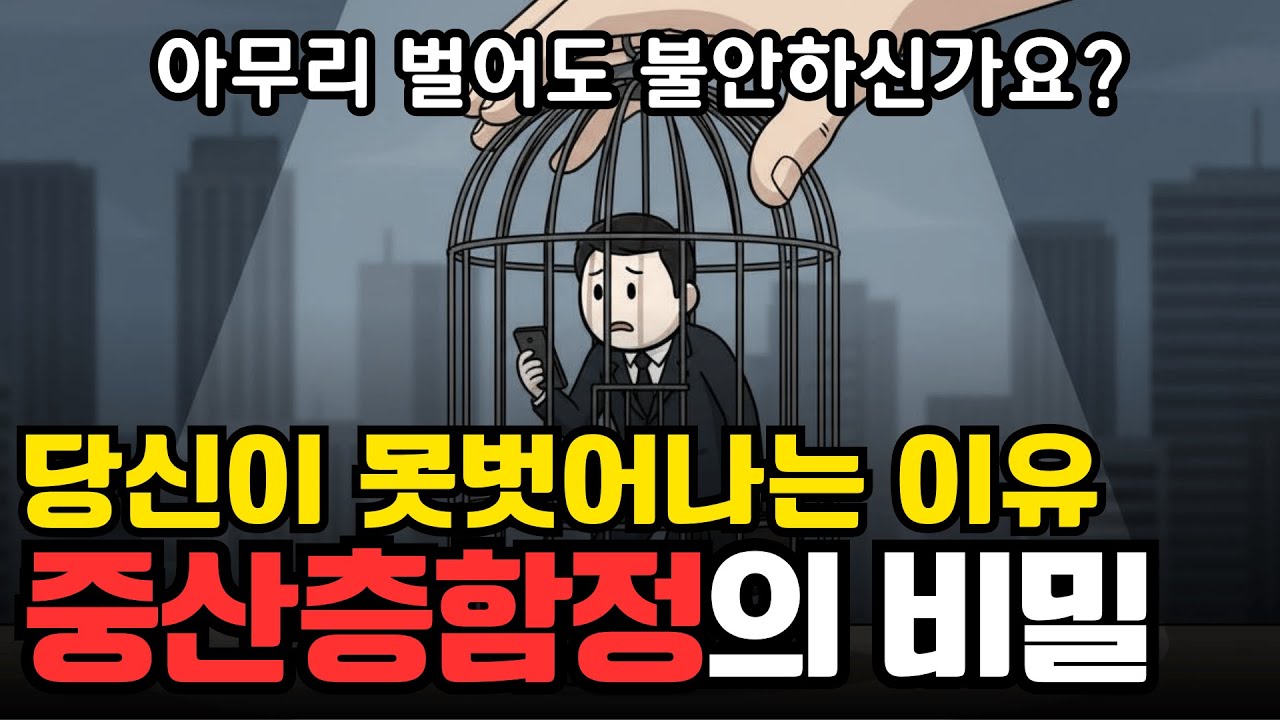 아무리 돈을 모아도 불안한 이유, 중산층을 벗어나는 방법 7가지 | 경제 애니메이션
