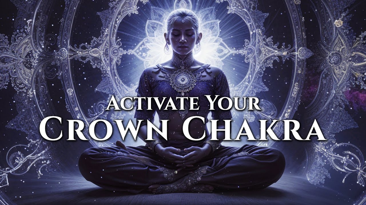 SACRED GODDESS CHANTS 1 Hour OM Meditation for Crown Chakra Awakening