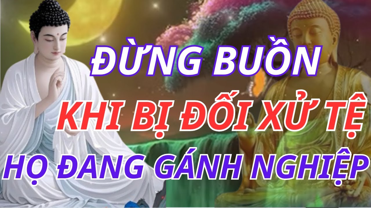 LỜI PHẬT DẠY: ĐỪNG BUỒN KHI BỊ ĐỐI XỬ TỆ – VÌ HỌ ĐANG GÁNH NGHIỆP THAY BẠN